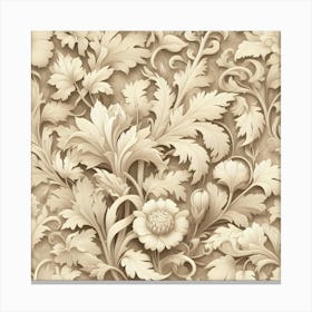 Floral Wallpaper 1 Canvas Print