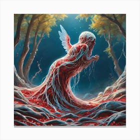 Angel Of The Forest 1 Canvas Print