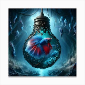 Siamese Betta Canvas Print