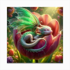 The Sleepy Dragon 2 Canvas Print