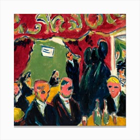 Ernst Ludwig Kirchner S Tavern (1909) Canvas Print