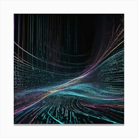 Abstract Digital Background Canvas Print