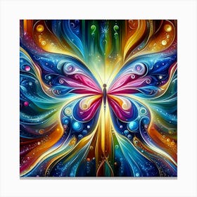 Butterfly Painting Canvas Print