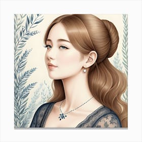 Korean Beauty Canvas Print