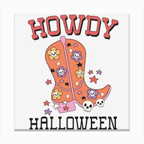 Howdy Halloween Canvas Print