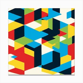 Abstract Geometric Pattern Canvas Print