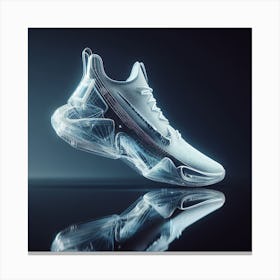 Nike Flyknit Basketball Shoe Canvas Print