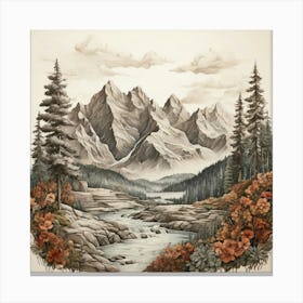 Mountain Landscape 7 Canvas Print