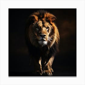 Lion Portrait Canvas Print