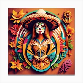 Day Of The Dead 30 Canvas Print