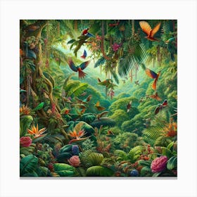 Tropical Jungle Canvas Print