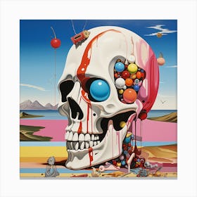 Skull Candy Canvas Print