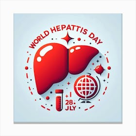 World Hepatitis Day 8 Canvas Print