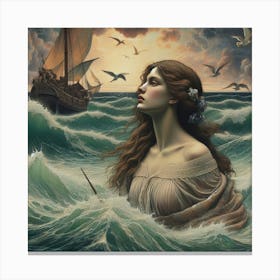 Mermaid 17 Canvas Print