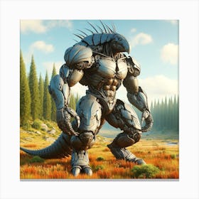 Mech Dillo Canvas Print