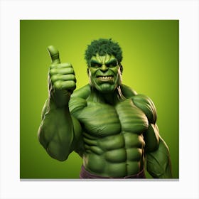 OK or Yes from Hulk Canvas Print