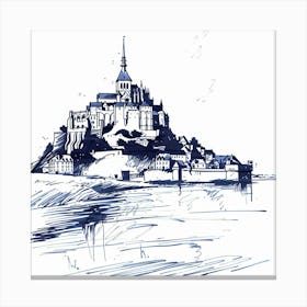 Mont Saint Michel 15 Canvas Print