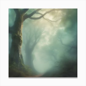 Foggy Forest 1 Canvas Print