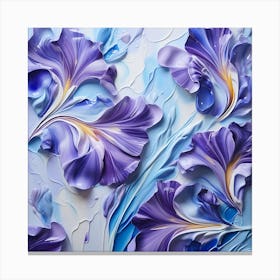 Abstract Flower Painting 5 Canvas Print