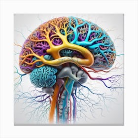 Human Brain 106 Canvas Print