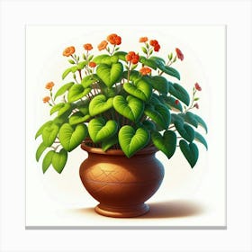 Potted Plant Canvas Print