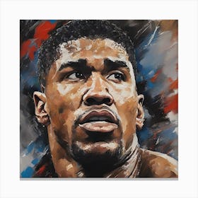 Anthony Joshua Artwork Canvas Print