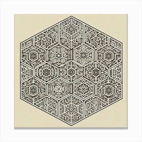 Hexagon Canvas Print