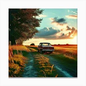 Sunset In The Countryside 13 Canvas Print