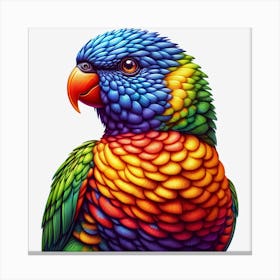 Parrot of Lorikeets 1 Canvas Print