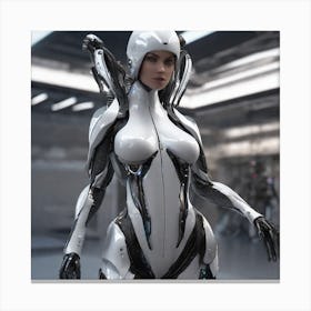 Futuristic Woman 131 Canvas Print