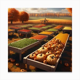 Welcome to the harvest Canvas Print