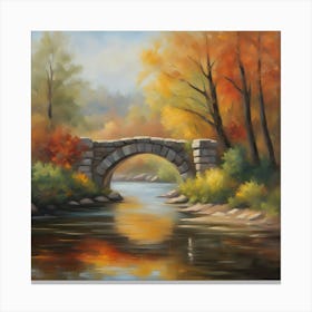 Bridge Over The River 1 Canvas Print