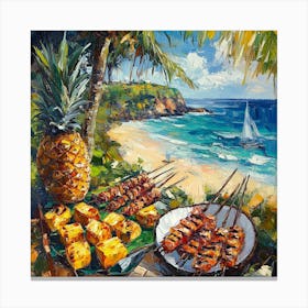 Hawaiian Art Canvas Print