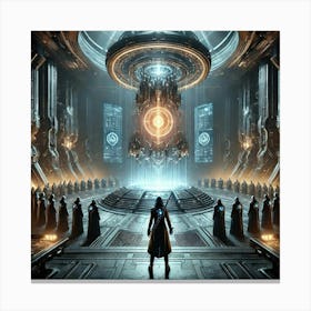 A Dramatic And Intense Sci Fi Scene Titled The Do Canvas Print