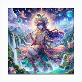 Lord Krishna Canvas Print