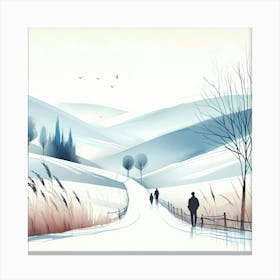 Winter Landscape Canvas Print