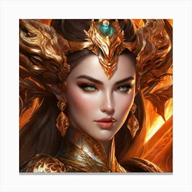 Goddess Of Fire ukb Canvas Print