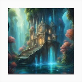 Underwater Palace 9 Canvas Print