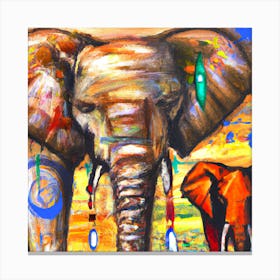 Indian Elephant Canvas Print