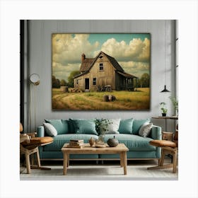 Old Farmhouse Canvas Print Canvas Print