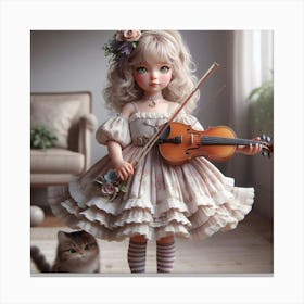 Lia Doll Canvas Print