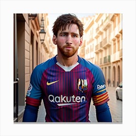 Lionel Messi 1 Canvas Print