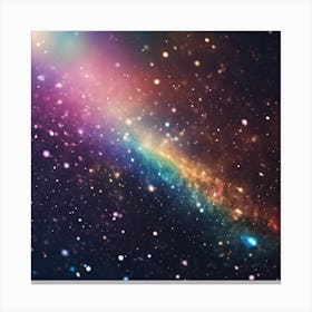 Rainbow Galaxy Canvas Print