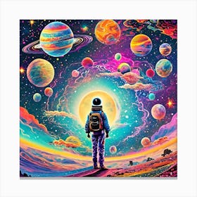 Space Walk Canvas Print