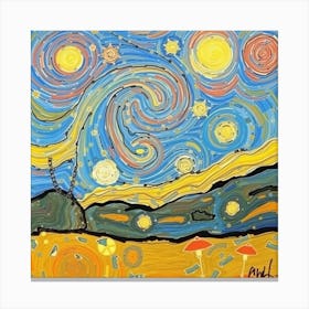 Starry Night 3 Canvas Print