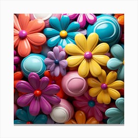 Colorful Flowers 29 Canvas Print