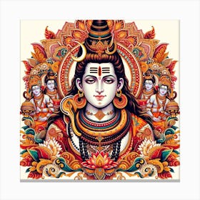 Lord Shiva 48 Canvas Print