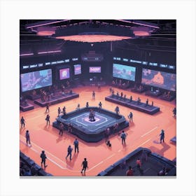 Esports Arena 1 Canvas Print