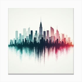 New York City Skyline 2 Canvas Print