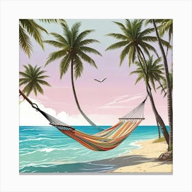 Beach Art Print Canvas Print